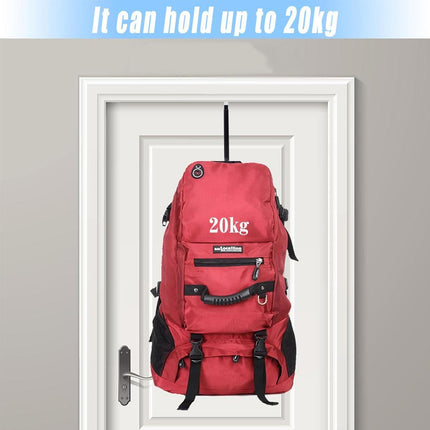 10PCS Adjustable Over the Door Hanger Hooks Organizer for Front and Back Doors