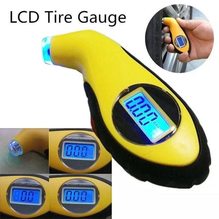 Tire Pressure Guage Digital Car Bike Truck Auto Air PSI Meter Tester Tyre Gauge - Aimall