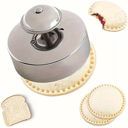 Stainless Steel Sandwich Cutter Bread Press Mold for Sandwiches and Baking Molds