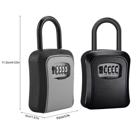 Combination Lock with Hook Heavy Duty Secure Lock for Storage Cabinets and Doors