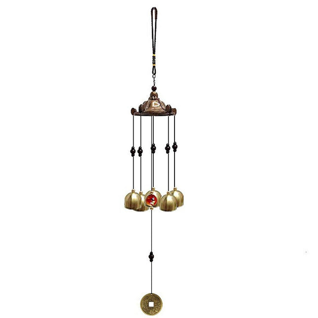 Metal Bell Wind Chime Pendant Outdoor Hanging Decoration Garden Patio Decor