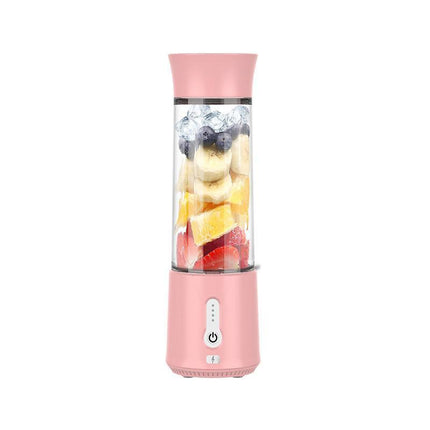 Portable Electric Fruit Juicer Smoothie Blender USB Rechargeable Travel Bottle - Aimall