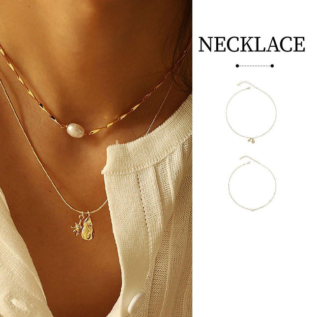 European and American Simple Niche Design Pendant Necklace for Women Fashion