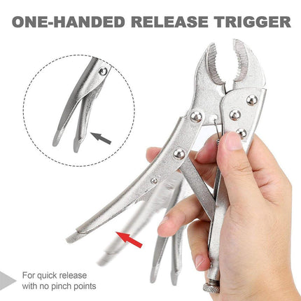 Multi-functional C-type Pliers Strong Manual Grip Round Mouth Clamping Tool