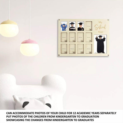 Graduation School Years Photo Frame Collage Gift Keepsake Memory Display Holder