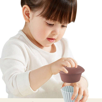 Kids DIY Ice Cream Model Toys Simulation Cake Food Play Set Educational Toy