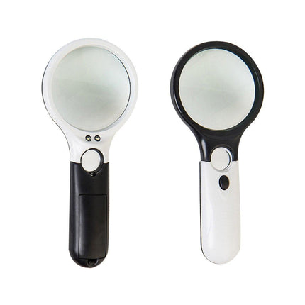 45X Magnifying Glass Magnifier Handheld Loupe Reading Optical Clarity With Light