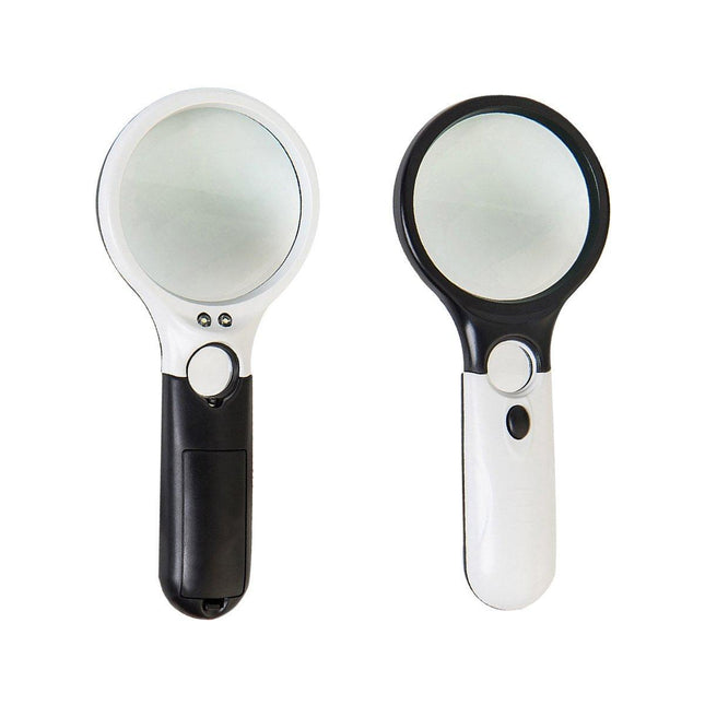 45X Magnifying Glass Magnifier Handheld Loupe Reading Optical Clarity With Light