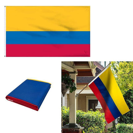 Large Colombia Colombian Flag Heavy Duty Outdoor CO 90x150cm - 3x5ft - Aimall