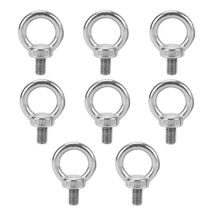 4/8PCS Eye bolt tie down kit for Rhino Pioneer Platform Roof Rack Fix The 4WD Awning - Aimall