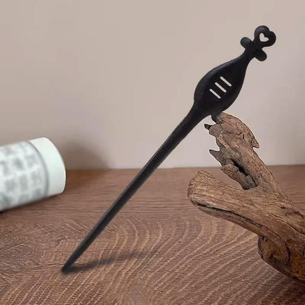 Retro Wooden Carved Hair Sticks Women Hairpin Barrette Chopsticks Accessories - Aimall