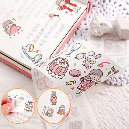 Life Every Day Series Creative Small Fresh Handbook Diary Diy Decoration Stickers - Aimall