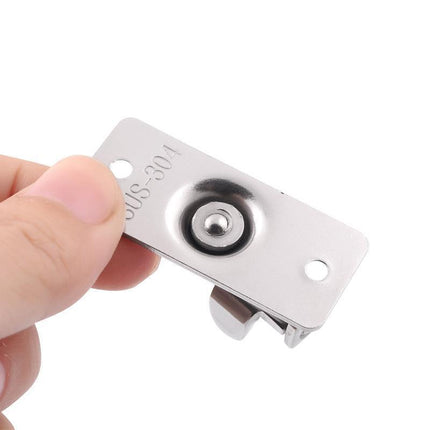 90 Degree Stainless Steel Latch Safety Right Angle Sliding Door Lock Door Hasp - Aimall