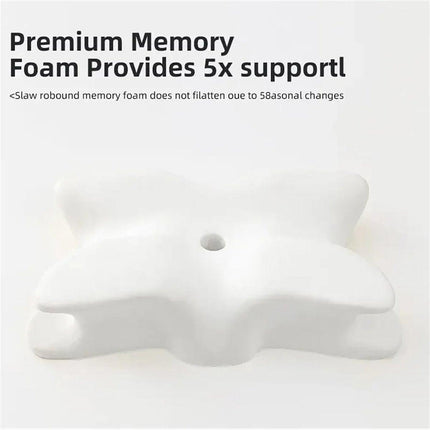 Memory Foam Butterfly Pillow Neck Support Slow Rebound Cervical Pillow