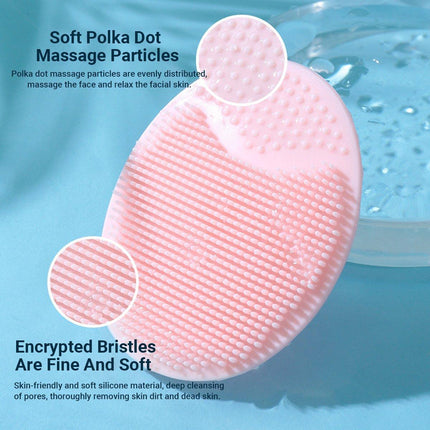 Silicone Face Cleansing Soft Brush Facial Washing Massager Scrubber Cleaner