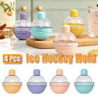 4Pcs Light Bulb Silicone Ice Ball Maker Mold for Whiskey Ice Mould Ice Cube Tray