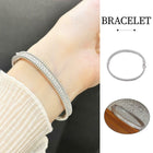 Elegant Oval Bracelet Minimalist Design Luxury Women Fashion Jewelry Gift