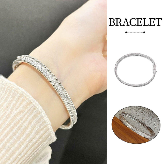 Elegant Oval Bracelet Minimalist Design Luxury Women Fashion Jewelry Gift