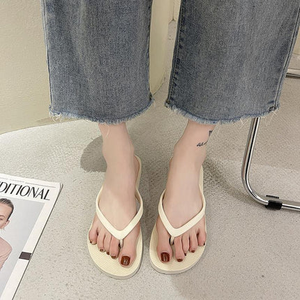 Slippers For Women Casual Fashion Bohemian Beach Shoes Flip Flops Flat Shoes - Aimall