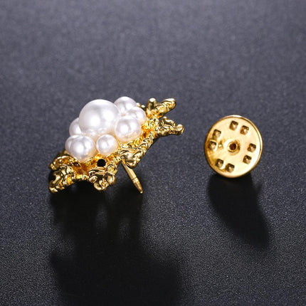 Imitation Pearl Brooch Elegant Jewelry Fashion Accessory Women Ladies Gift