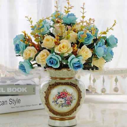 4pcs Artificial Flowers Home Decoration Floral Arrangement for Living Room Decor