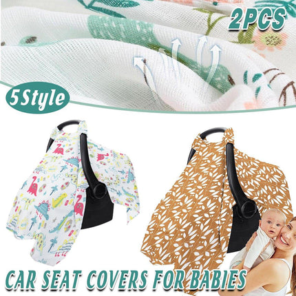 Stroller Cover Cartoon Print Carrycot Wind and Dust Shield with Protective Layer
