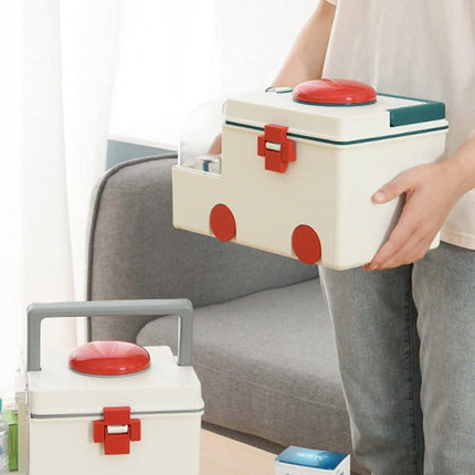 Portable Household Medical Kit First Aid Box Family Emergency Medicine Storage
