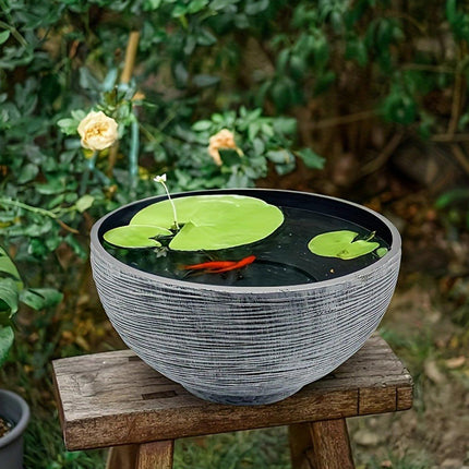 Ancient Fish Tank Lotus Flower Pot Water Lily Bowl Garden Decorative Planter