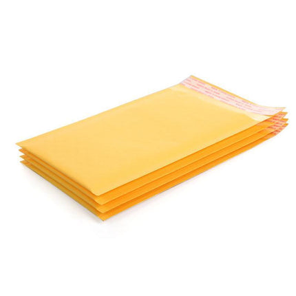 25PCS Poly Bubble Mailer Yellow Colour Multi-Size Plastic Padded Bag - Aimall