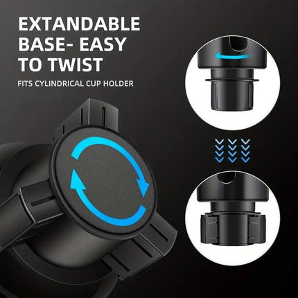 Large Car Water Cup Holder Beverage Holder for Drink Universal Car Cup Organizer