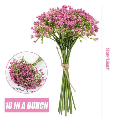 16pcs Artificial Foam Full Star Flowers Wedding Bouquet Home Decor Simulation