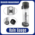 Outdoor Rain Gauge Weather Station Rainfall Measuring Collector for Garden Yard