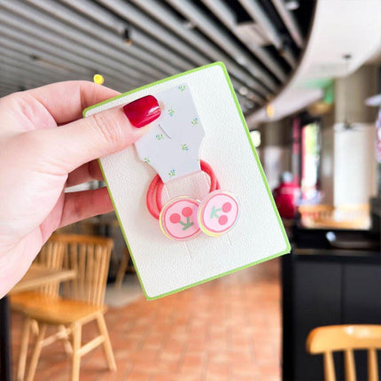 Cute Cartoon Hair Accessories Elastic Hair Cords for Young Wearers and Daily Styling