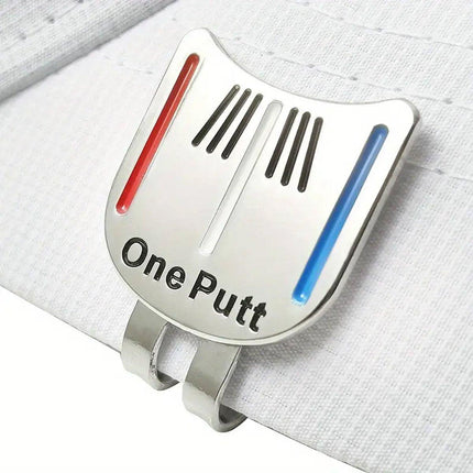 Golf Ball Marker Metal With Hat Clip Golf Training Aid Outdoor Sport Aiming Tool
