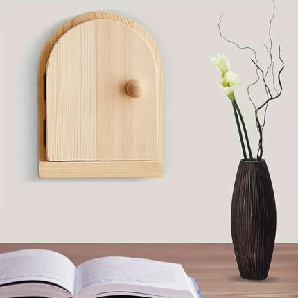 Solid Wood Wall Switch Protector Cover Socket Decorative Frame Masking Cover