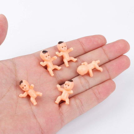 200PCS Mini Plastic Figurines for Party Games and Shower Decorations
