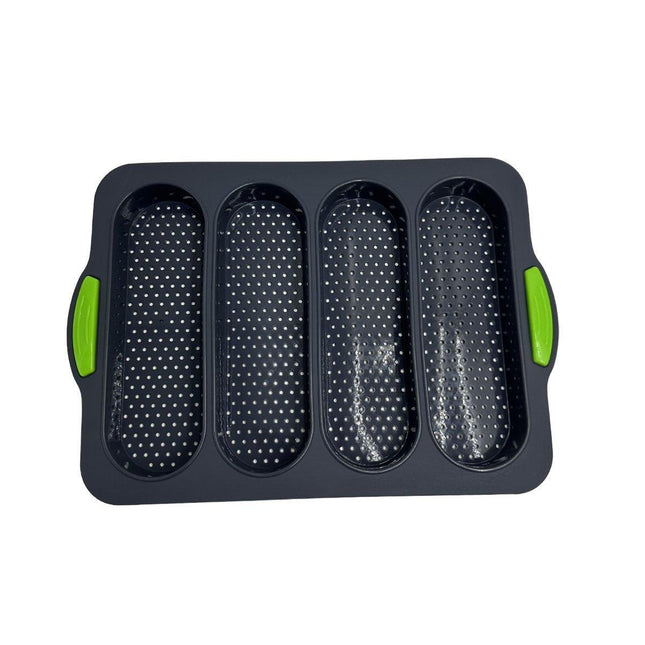 Four-hole Oval Bread Mold Rectangle Non-stick Toast Bread Baking Mold Loaf Pan