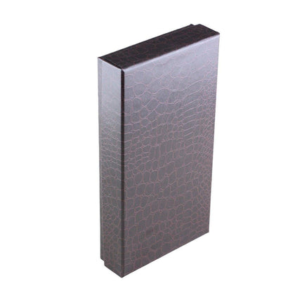 10PCS Luxury Gift Box Set Belt Handbag Wallet Packaging Faux Leather Hard Case