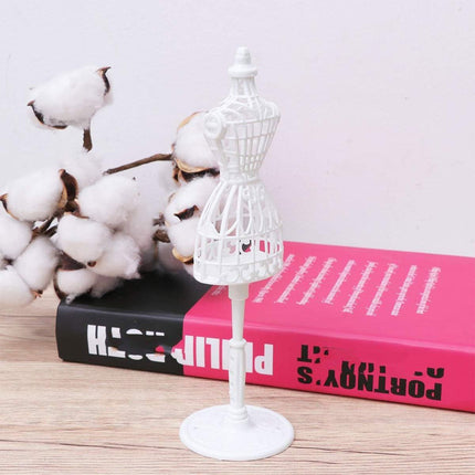 10PCS Doll Model Display Stand Hollow Out Handmade DIY Wedding Dress Design
