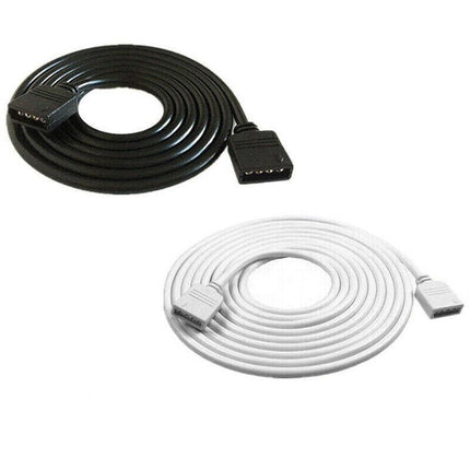 1-10M White LED RGB Light Strip Extension Cord Cable Lead Connector 4 Pin - Aimall