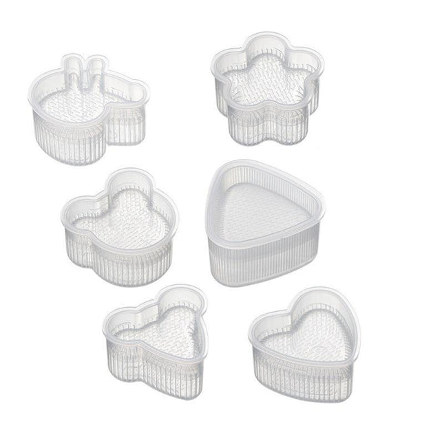 6X Onigiri Mold Sushi Rolls Rice Ball Bento Press Maker Mould Diy Kitchen Tools - Aimall