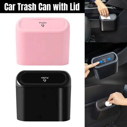 Car Wastebasket Door Mounted Multifunctional Storage Box Trash Bin Organizer