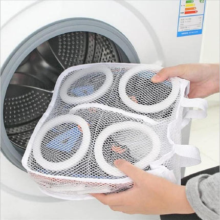Mesh Laundry Shoes Bags Dry Shoe Organizer Portable Washing Bags - Aimall