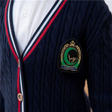 Kids Warm Cardigan Unisex Cozy Knitwear Sweater Boys Girls Fashion Knit - Aimall