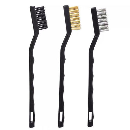 6 Pcs Small Wire Durable Brush Set Steel Cleaning Brushes Brass Metal Tools Au - Aimall