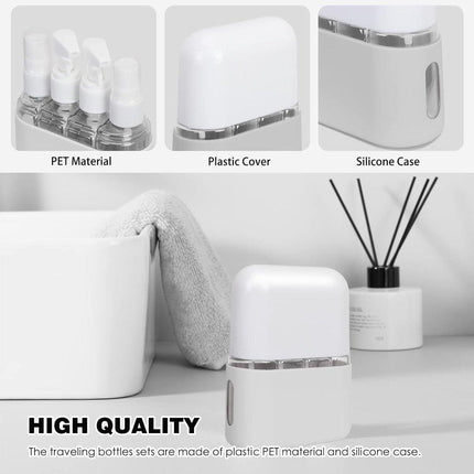 Mini Shampoo Dispenser Portable Travel Bottle SetTravel Bottles for Toiletries