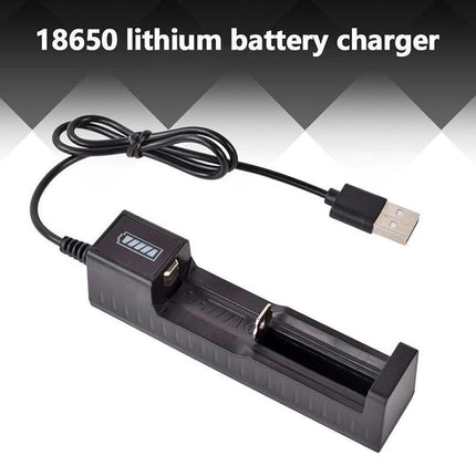 Compact 1-Slot USB Charger for Li-ion Rechargeable Batteries - Portable Power - Aimall