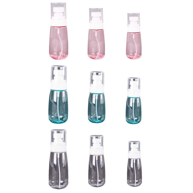 10pcs Portable Travel Emulsion Dispenser Bottle Press Pump Refillable Containers