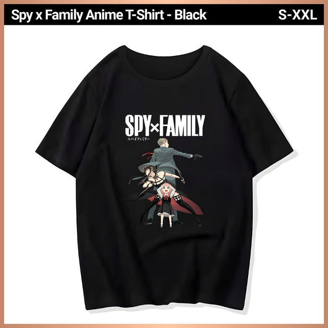 SPY×FAMILY Printed Short T Cotton For Men And Women - Aimall