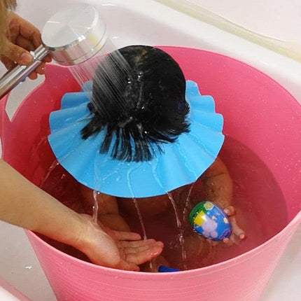 Adjustable Waterproof Shampoo Cap Splash Guard Hat for Bath and Hair Washing